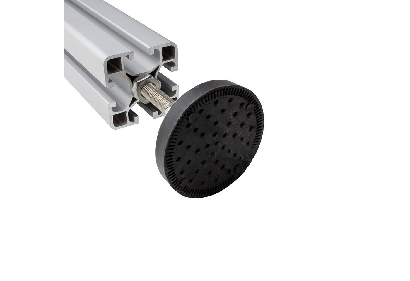 KLAK Profil KLAK - Gelenkfuss Standfuss M8x50mm Teller 50mm Aluprofil 30er, 40er Bild 2