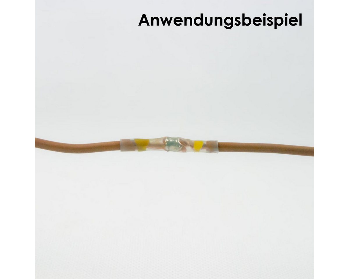 McPower Lötkabelschuh Lötverbinder 10er Pack, Ø6mm, 4,0-6,0mm² gelb Bild 2