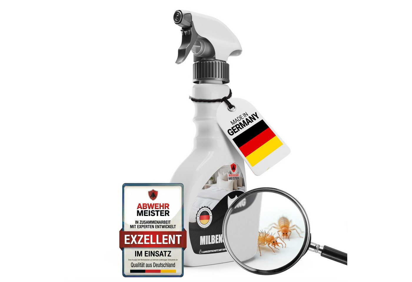 ABWEHR MEISTER Milbenspray Milbenspray für Matratzen & Polster [500 ml], 1-St. Bild 4