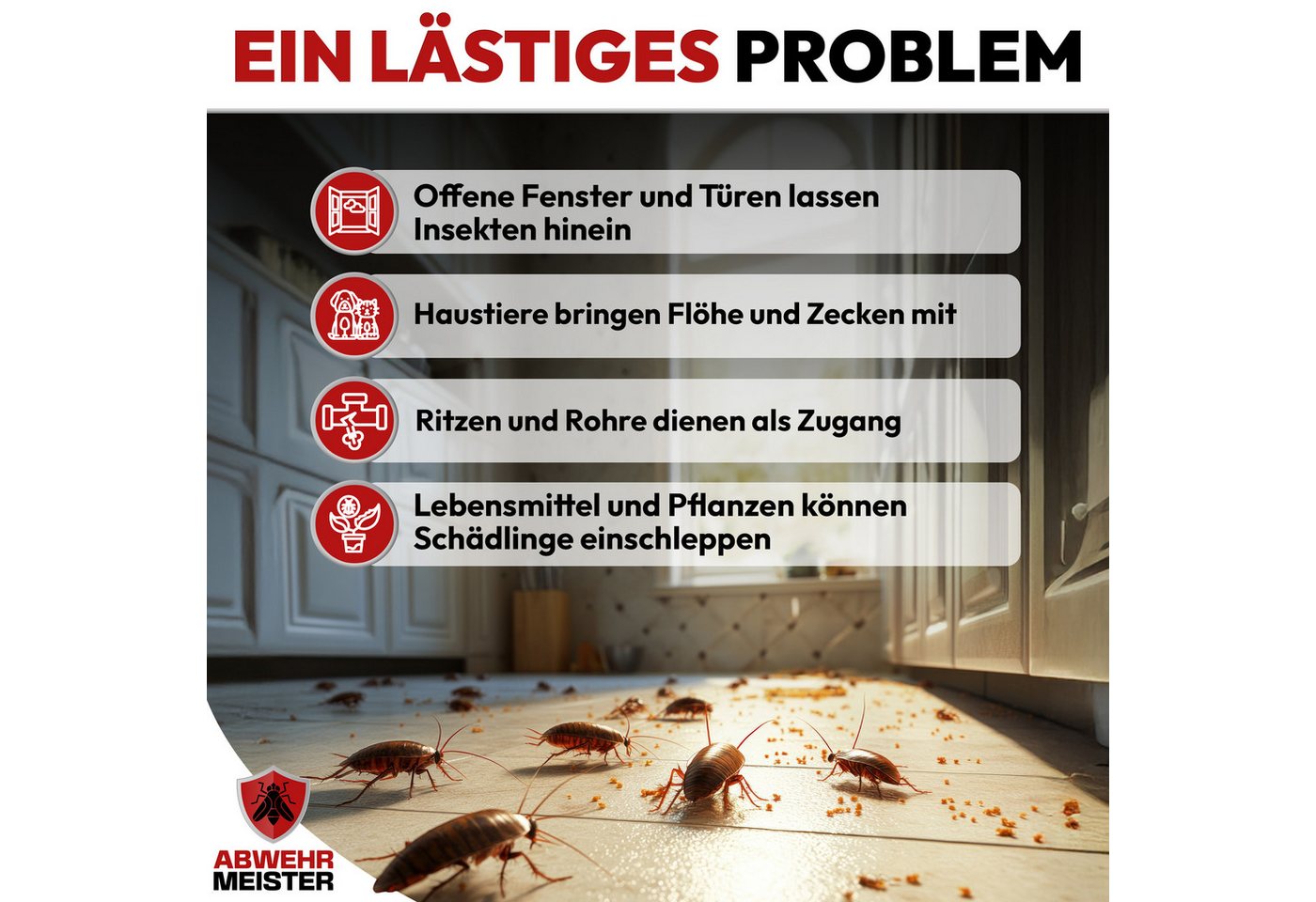 ABWEHR MEISTER Insektenspray Orginal Repell Ungezieferspray [500 ml], 2-St. Bild 3