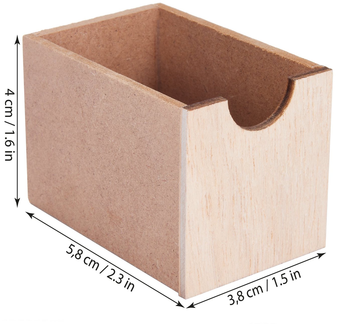 BRUBAKER befüllbarer Adventskalender DIY Weihnachtskalender zum Bemalen und Befüllen - Blanko 33,3 cm hoch (1-tlg), Holz Kalender - Weihnachtshaus zum Selbstgestalten Bild 5
