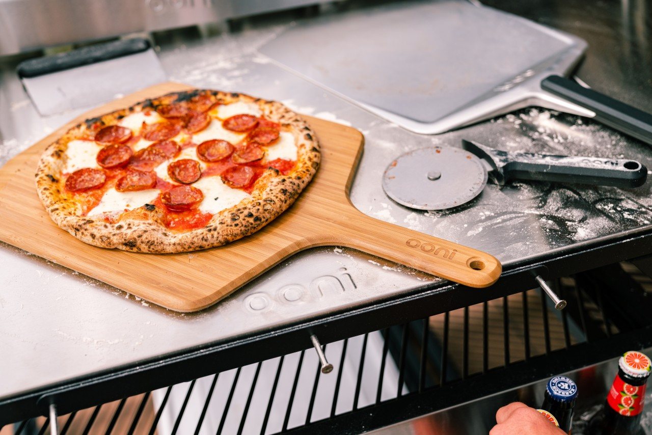 Ooni Pizzaschieber Ooni 12" Bambus Pizzabrett 30cm