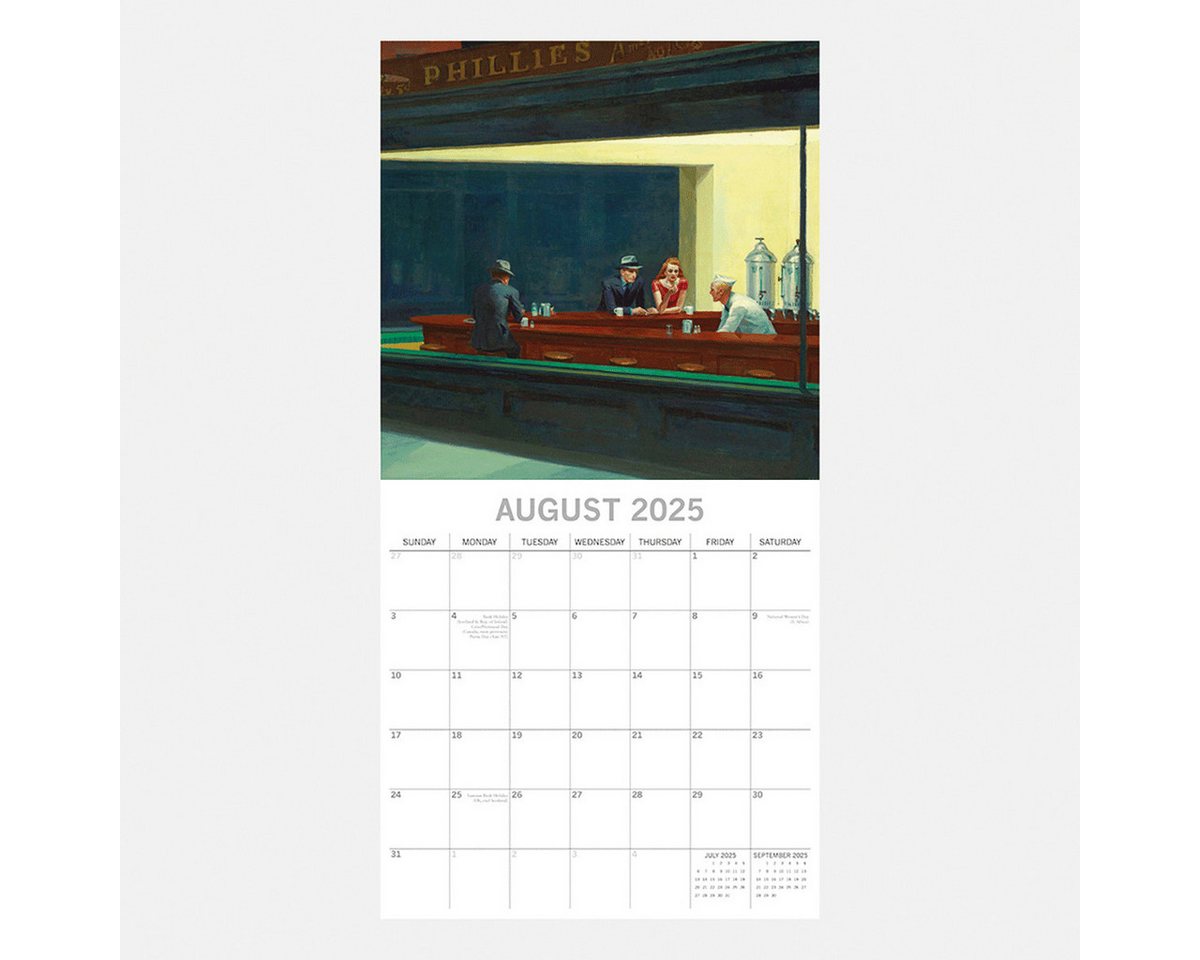 Wandkalender Wandkalender 2025 »Edward Hopper«.