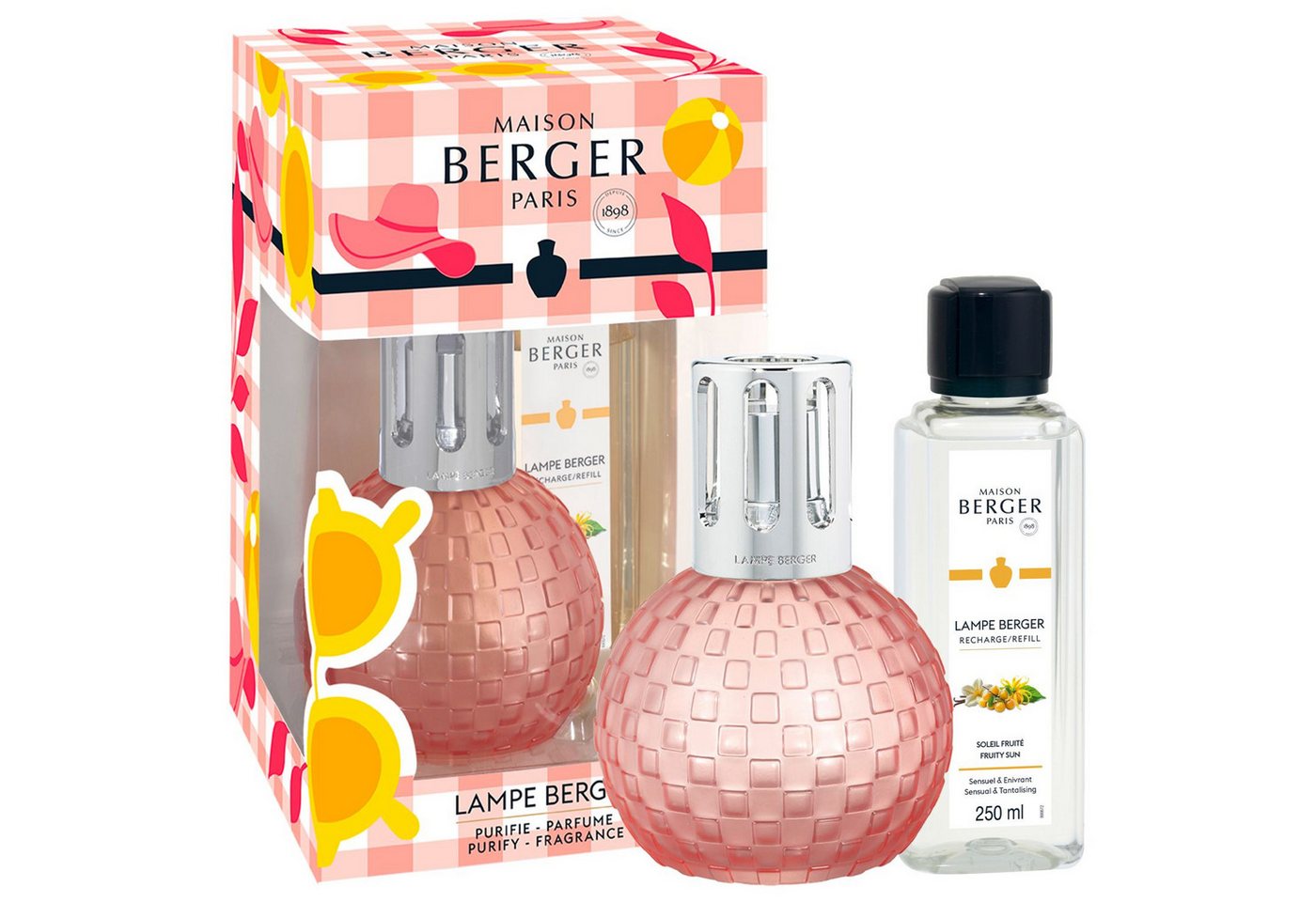 MAISON BERGER PARIS Duftlampe Geschenkset Disco Rosa Gefrostet Bild 3