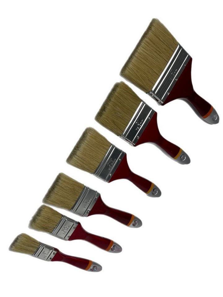 VaGo-Tools Pinsel Lasurpinsel 18 tlg Set 25/38/50/63/75/100 mm je 3 Bild 4