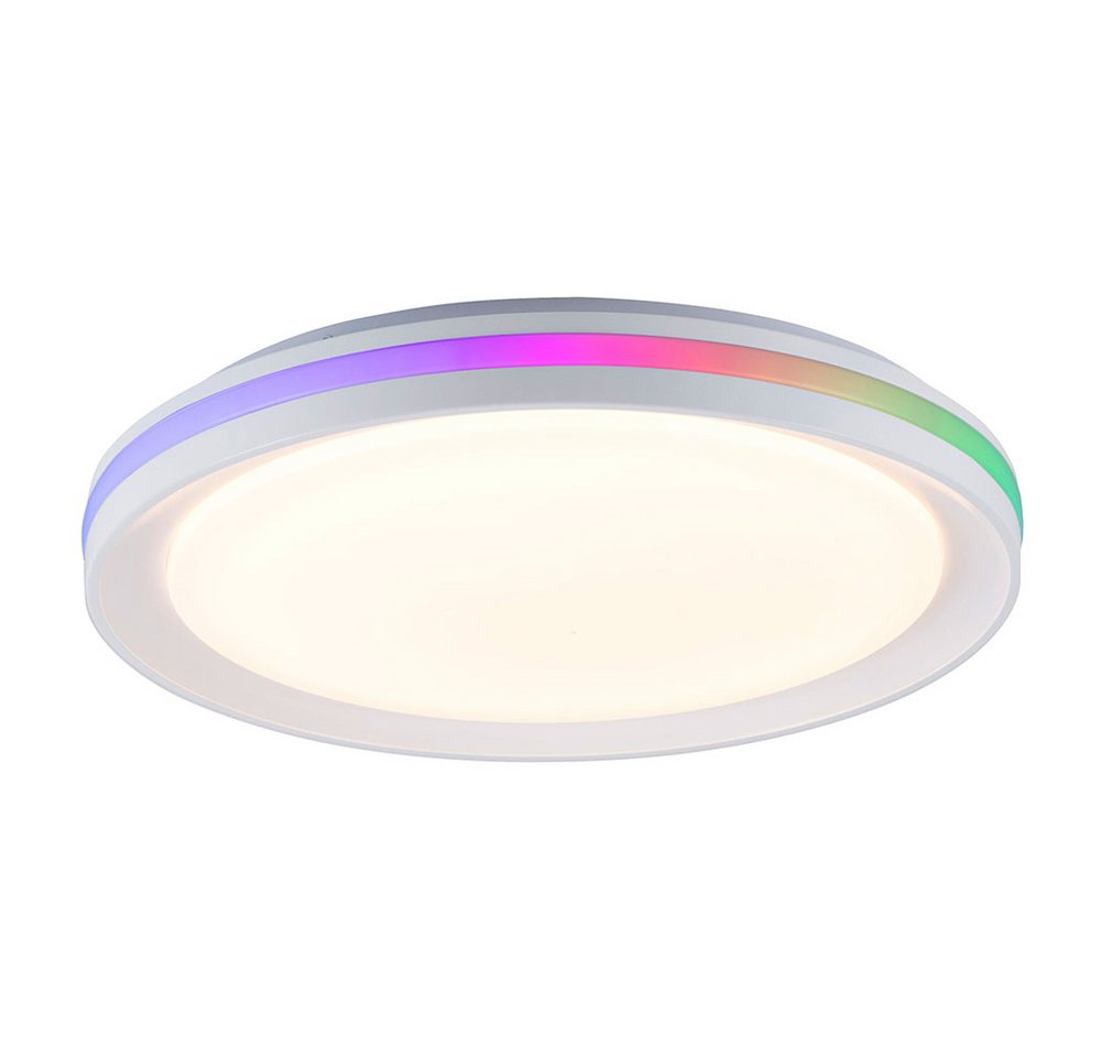 JUST LIGHT LED Deckenleuchte, Leuchtmittel inklusive, Kaltweiß, Warmweiß, Neutralweiß, Tageslichtweiß, Deckenleuchte Wohnzimmerlampe Schlafzimmerleuchte LED Dimmbar RGB Bild 3