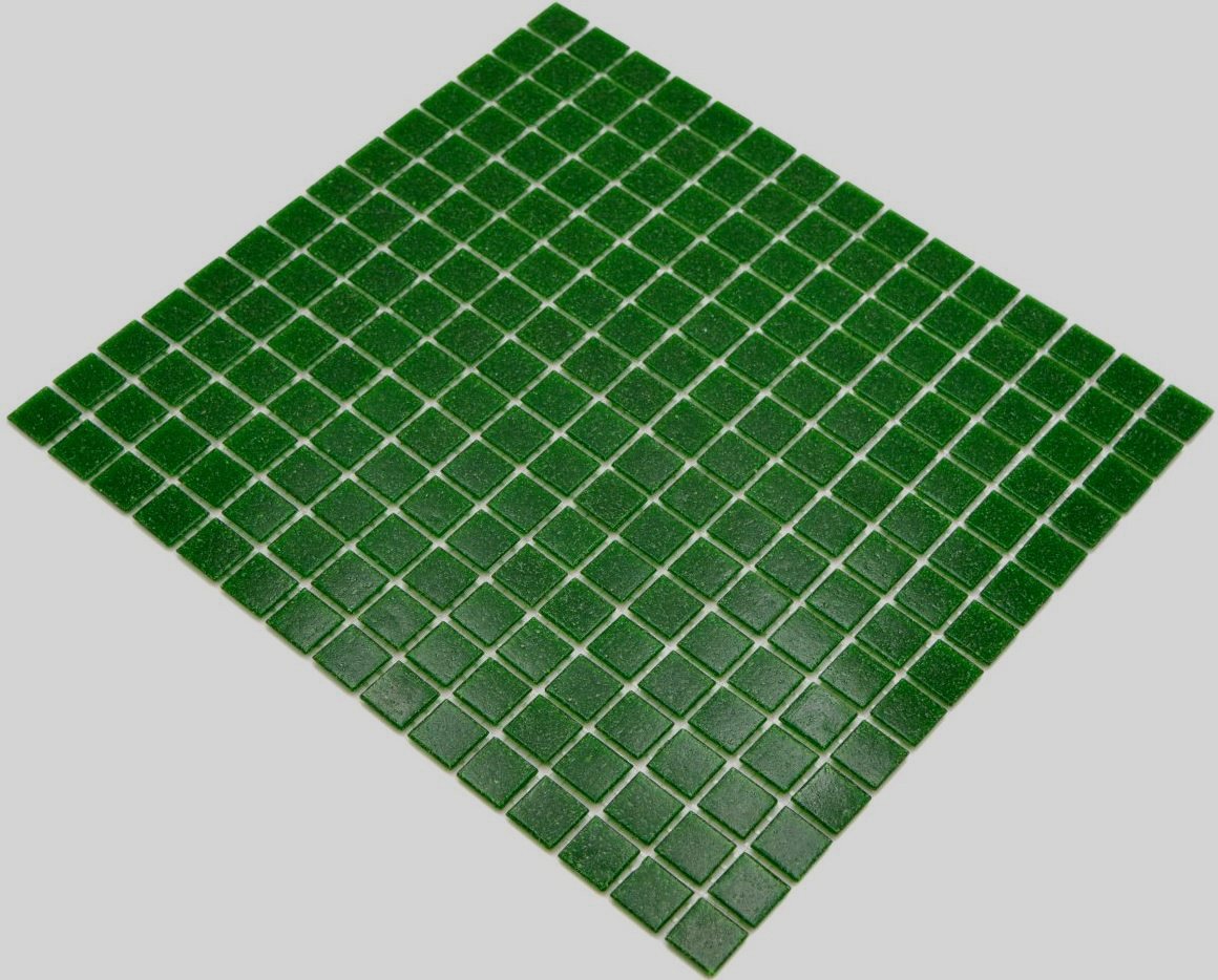 Mosani Mosaikfliesen Glasmosaik Mosaikfliesen dunkelgrün Fliesenspiegel Küchenrückwand Bild 3