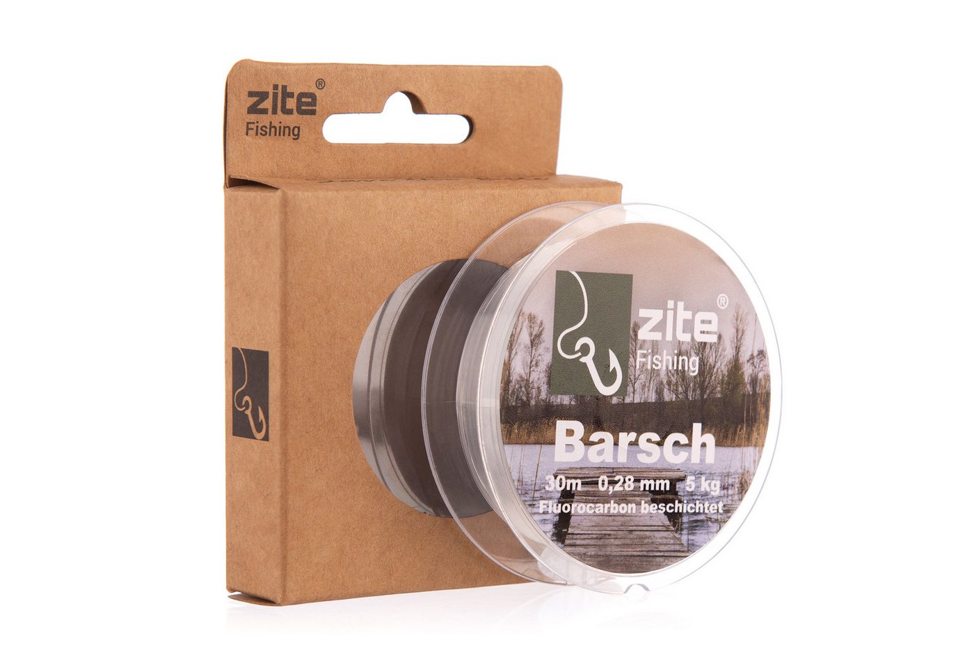 Zite Vorfachschnur Fluorocarbon Vorfach Angelschnur Spinnfischen 30m Barsch Zander Hecht Bild 3