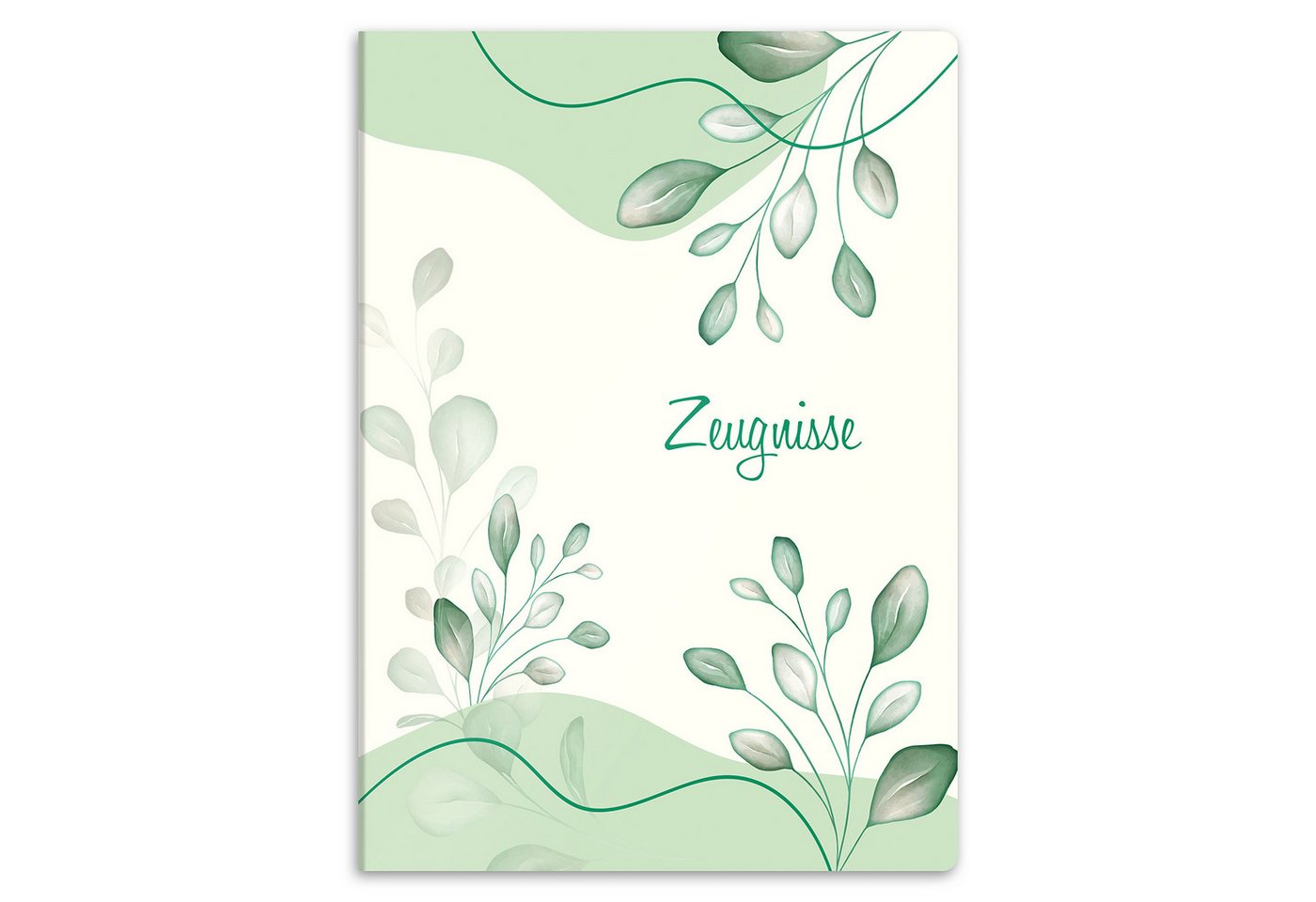 itenga Organisationsmappe itenga Zeugnismappe A4 Kunststoff Sichtbuch Motiv Natur CALM NATURE