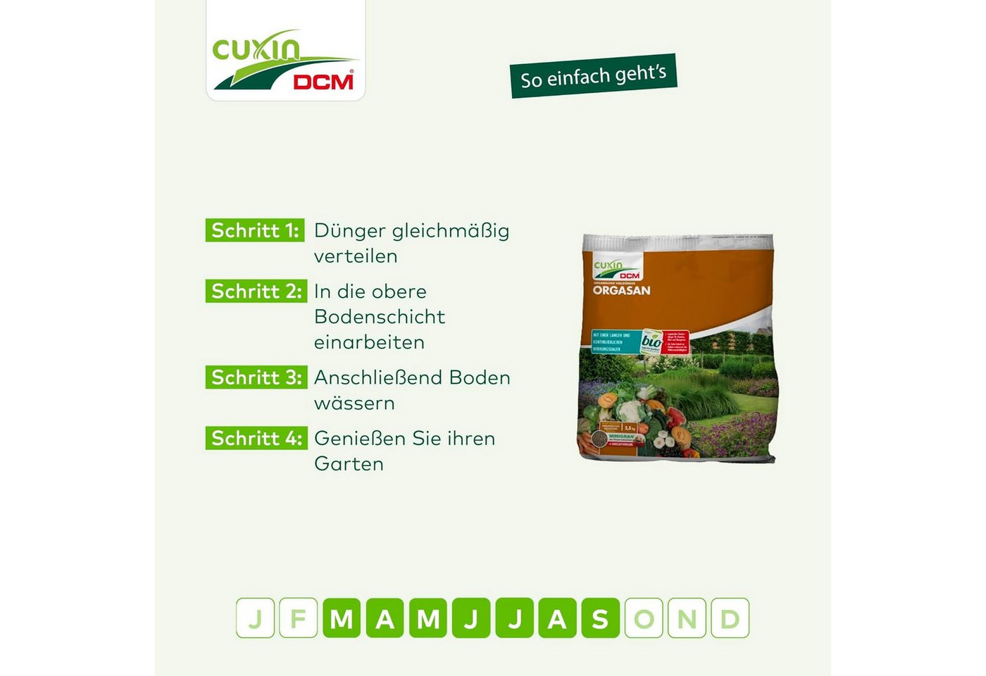 Cuxin DCM Spezialdünger Cuxin DCM Orgasan 2,5 kg