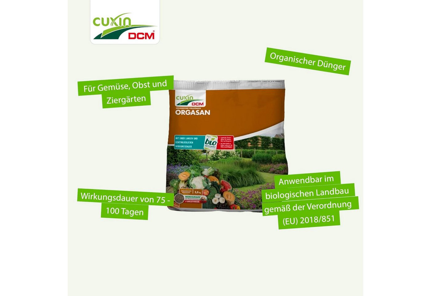 Cuxin DCM Spezialdünger Cuxin DCM Orgasan 2,5 kg Bild 4