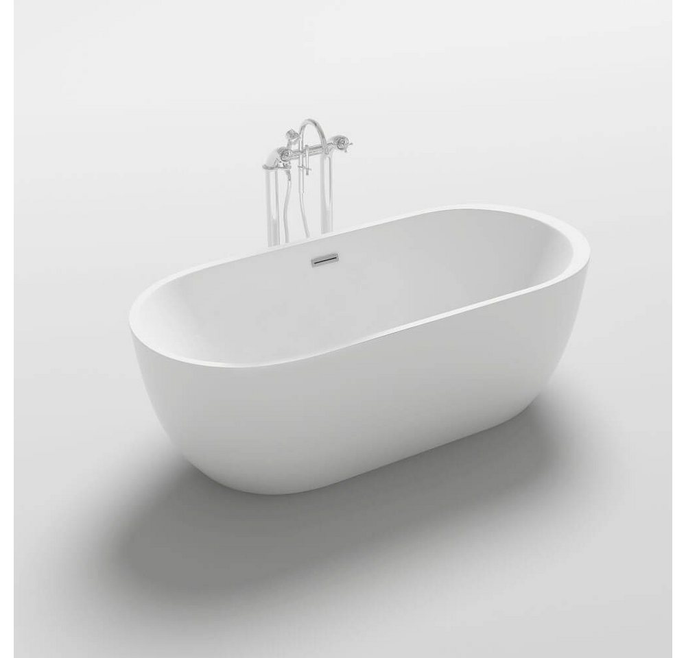 HOME DELUXE Badewanne Freistehende Badewanne CODO 170 x 80 x 58 cm, (2-tlg) Bild 3