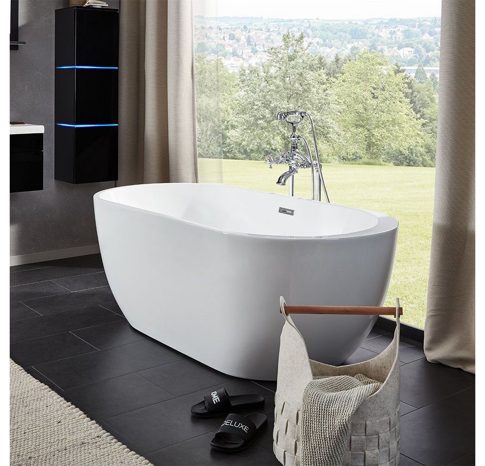 HOME DELUXE Badewanne Freistehende Badewanne CODO 170 x 80 x 58 cm, (2-tlg) Bild 5