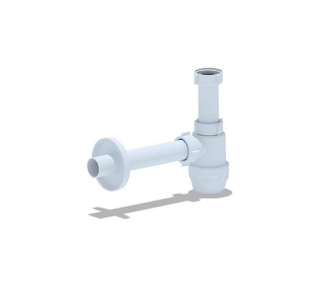 Planetmöbel Ablaufgarnitur Siphon aus Kunststoff weiß Bild 3