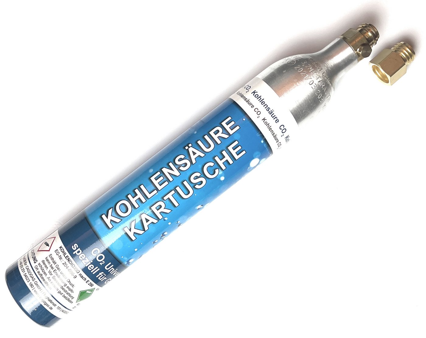 BERNUS Küchenarmatur Umrüstsatz für den Quooker Cube zur Nutzung von CO2-Flaschen (2-St) CO2 Starter-Set zur Nutzung von handelsüblichen CO2-Zylindern Bild 4