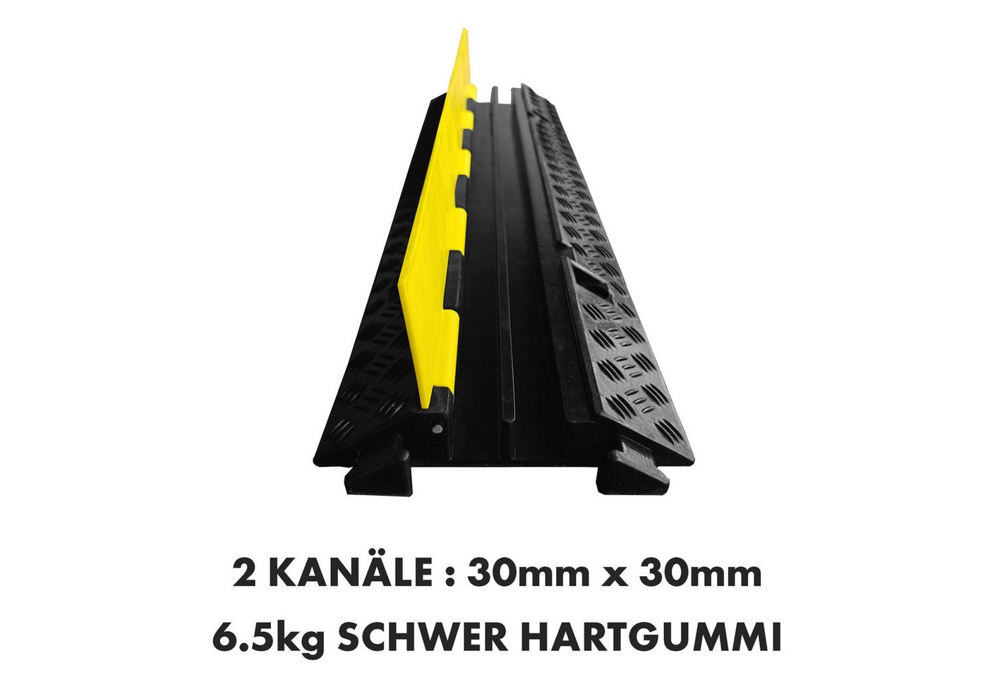 Floordirekt Kabelkanal Kabelbrücke Peak, Stabile Gummibrücke, Erweiterungsmöglichkeit für sicheren Schutz Bild 4