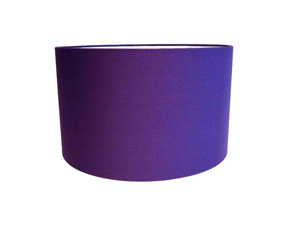 Dirk Davids Leuchten GmbH Lampenschirm Lampenschirm für Tischleuchte in Zylinder Polycotton Lila TL 40-40-20, Hochwertige Verarbeitung