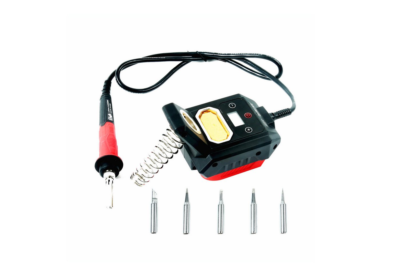 CCLIFE Lötpistole CCLIFE 60W Loetkolben passend fuer Makita DeWalt Akku LED Display Bild 3