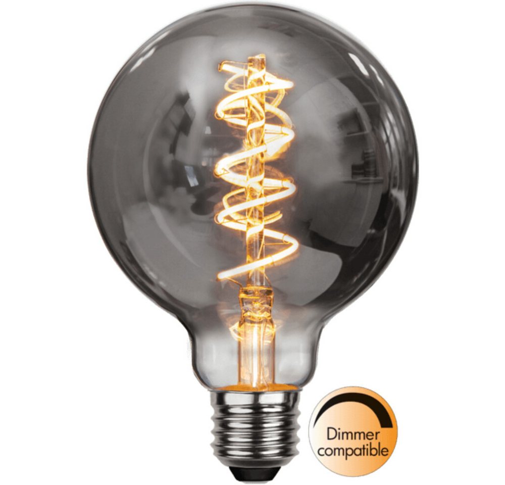 STAR TRADING LED-Leuchtmittel "Spiral Filament" E27, 2W, 2100K, 50lm, warmweiß, Ra: 90, E27, warmweiß Bild 2