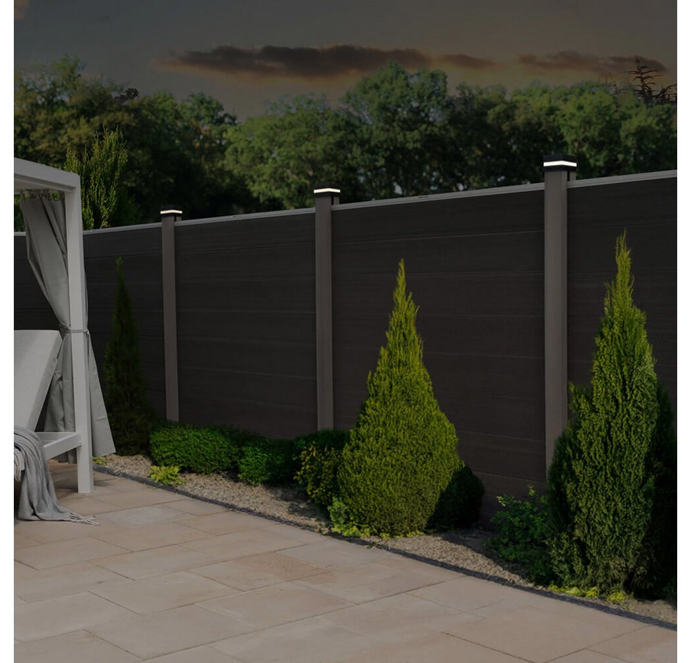 HOME DELUXE Pfostenkappe Pfostenabdeckung mit Solar LED Beleuchtung (8 St) Bild 5