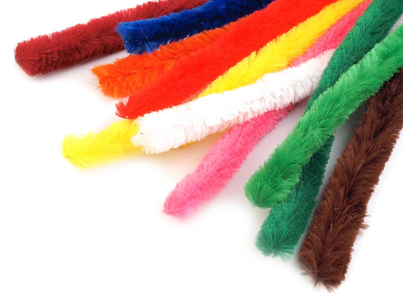 maDDma Bastelnaturmaterial 15 Draht, Pfeifenreiniger 15 mm Länge 30cm, hellblau