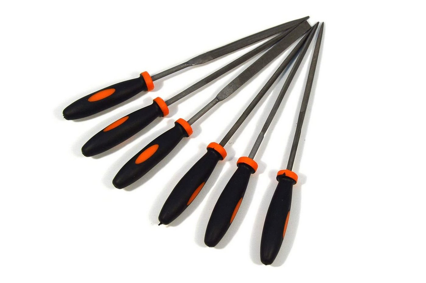 Premium tools Feile Feilenset Metallfeilen Flachfeile Rundfeile Dreikantfeile Feile, (1 St) Bild 2