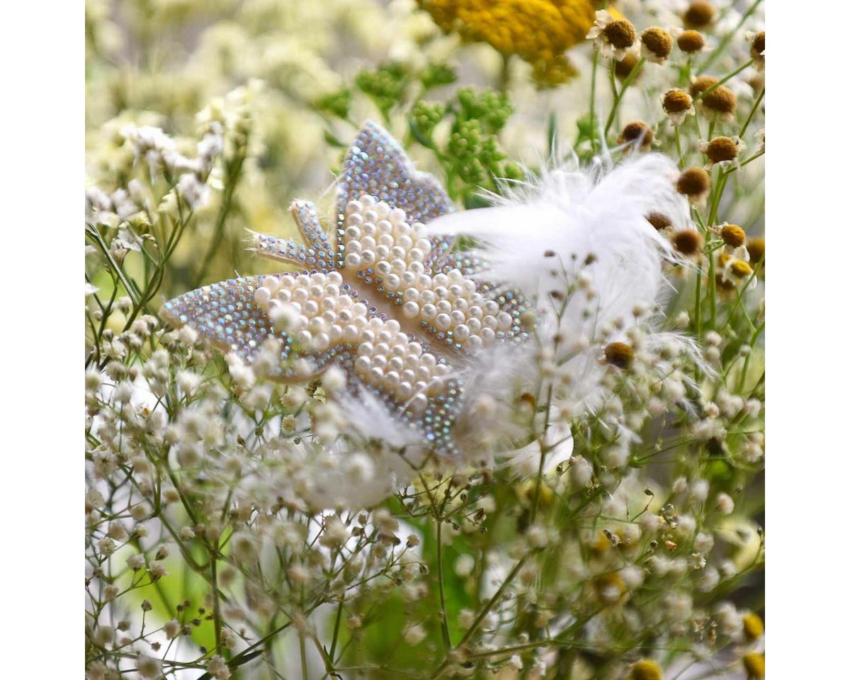 Kaemingk Papierschmetterlinge Filzschmetterling Anhänger Dekoaccessoire für Hochzeit und