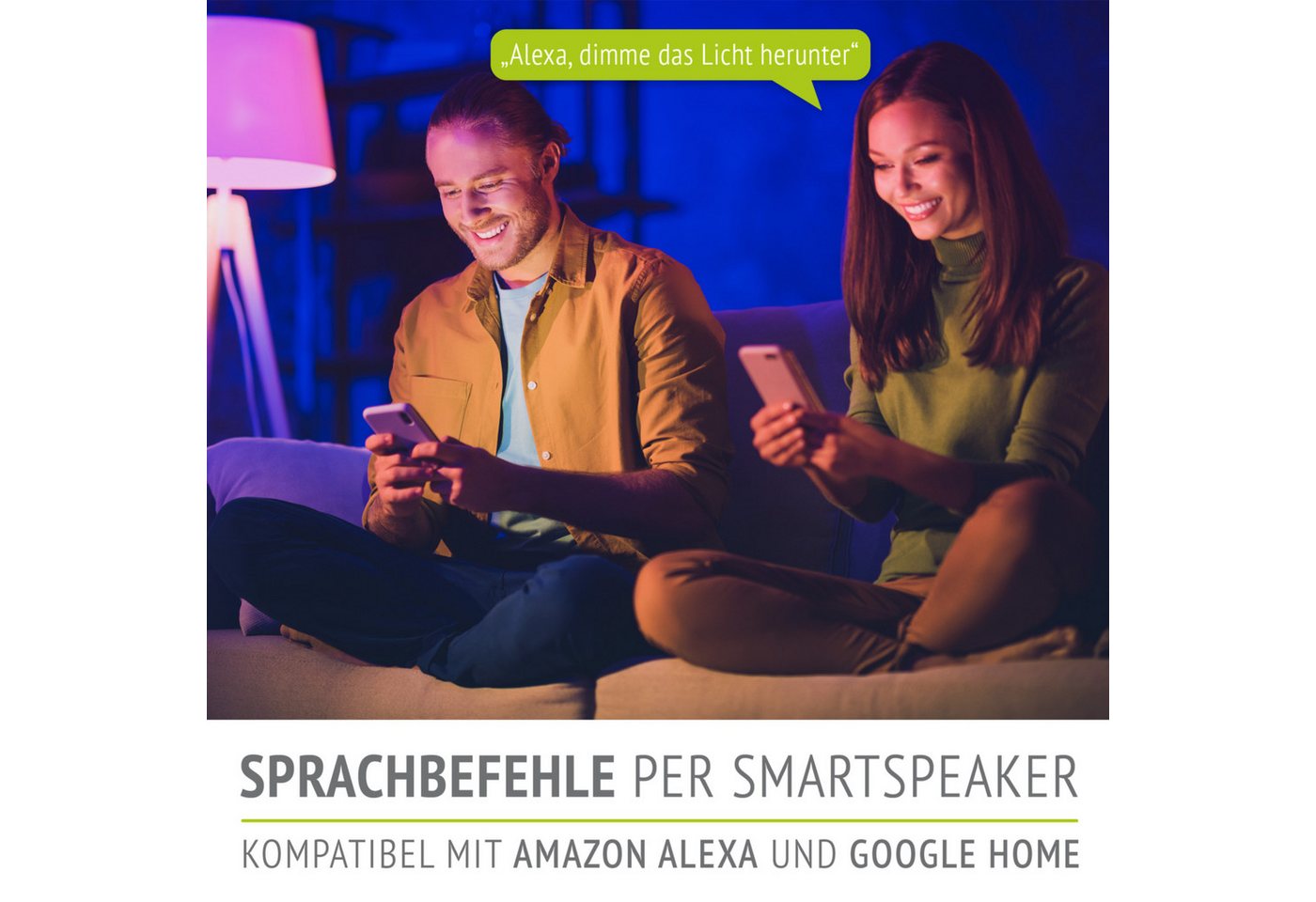 linovum LED Außen-Deckenleuchte ISASO Einbauleuchte IP65 Bad Alu rund Smart Lampe 4W RGB CCT WLAN, Smart Bild 5