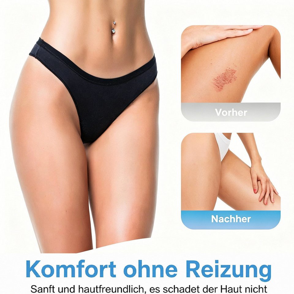 COOL-i ® Klebestreifen 30er Set Oberschenkel Pflaster, transparent, selbsthaftend, schweißresistent & hautfreundlich