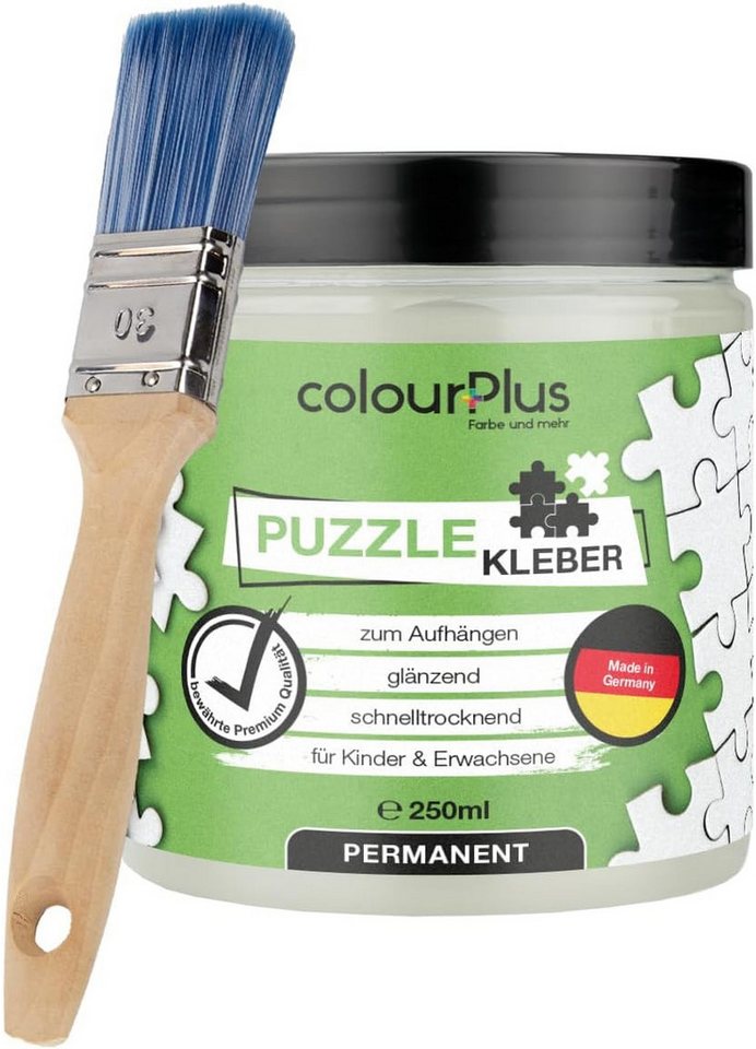 ColourPlus Puzzlekleber Puzzlekleber, permanent, glänzend, schnelltrocknend, trocknet transparent Bild 4