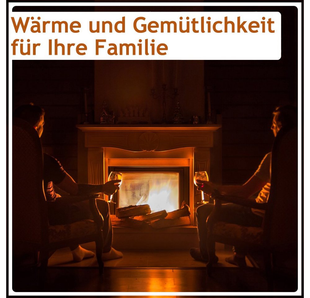 Flameup Kaminholz Brennholz Kaminholz Holz 30 kg Ofen Kamin Kaminofen Grill Buche 30 cm, 30 kg Bild 2
