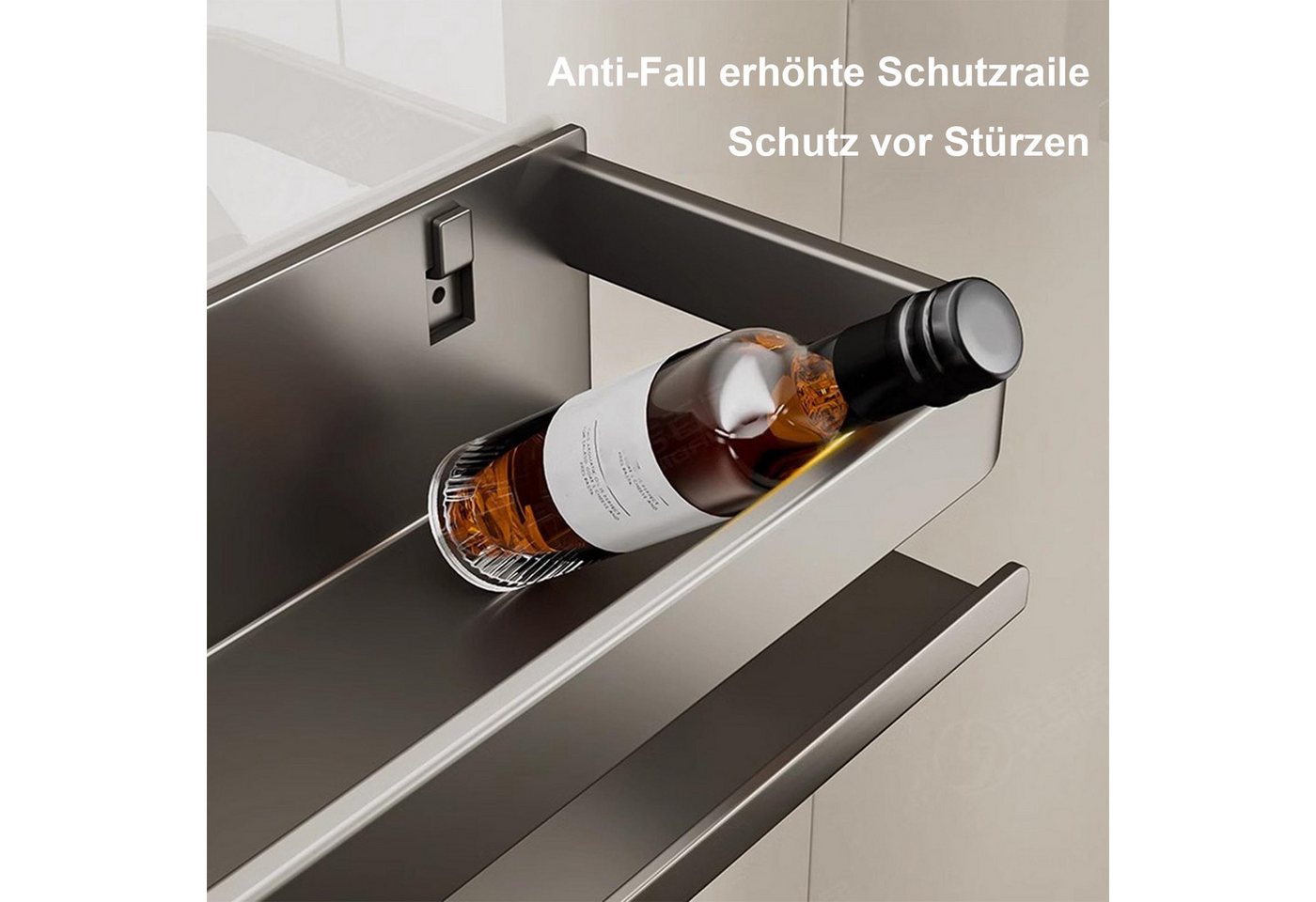 HAUSS SPOLE Duschablage Badregal mit rostfrei Küchenregal für Wandmontage Eckablage Bild 3