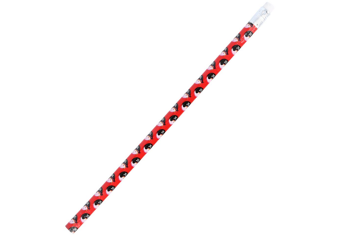 com-four Bleistift 2B mit Radiergummi, (60-tlg), Schreibstifte für Büro, Schule und Zeichnen