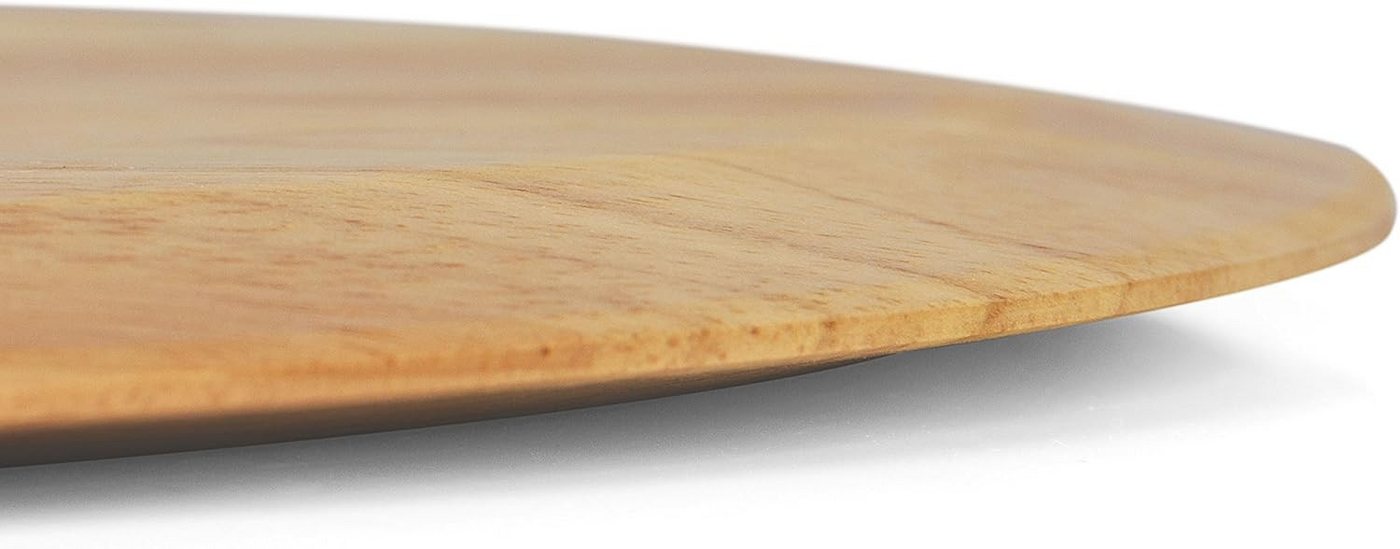 Rustler Pizzaschieber Premium Pizzaschieber aus Holz 45x31 cm Griff und abgerundeten Kanten Bild 2