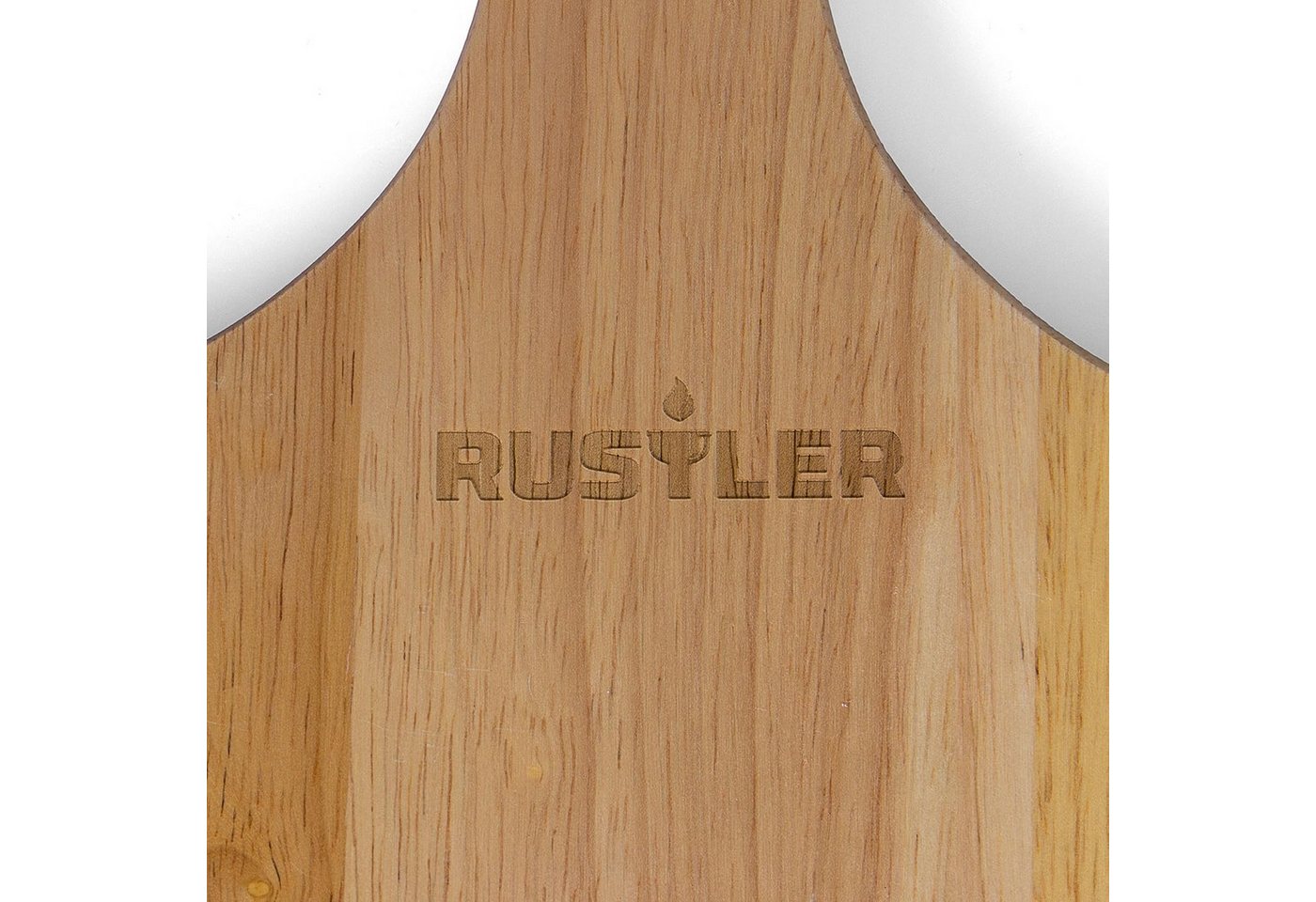 Rustler Pizzaschieber Premium Pizzaschieber aus Holz 45x31 cm Griff und abgerundeten Kanten Bild 5
