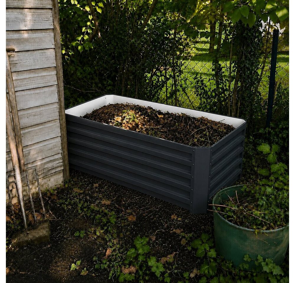 Vicco Komposter Garten, Anthrazit, 120 x 60 cm, BxTxH: 120x60x60 cm, (1 St)