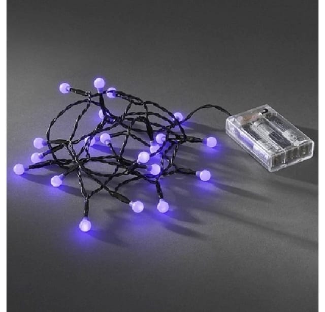 KONSTSMIDE LED-Lichterkette 1491-457 LED Globe-Lichterkette 20er Batterie