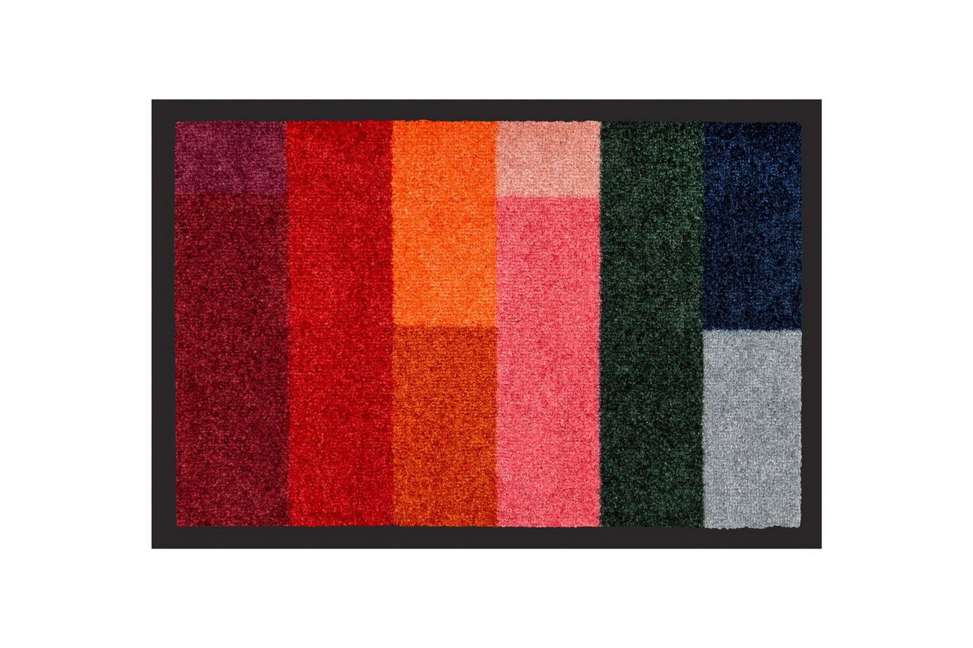 Remember Fußmatte Remember Fußmatte 50 x 75 cm, Modell NERO, Rechteckig, Höhe: 7 mm, In- und Outdoor, waschbar bei 40° Grad und trocknergeeignet