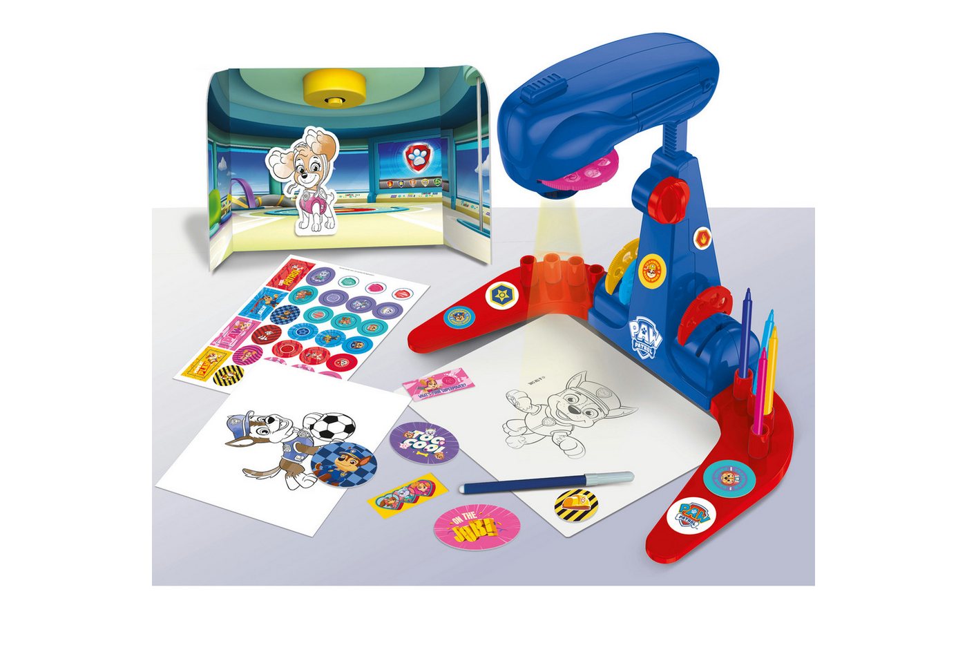 Lisciani Kreativset Paw Patrol Zeichenschule mit Projektor