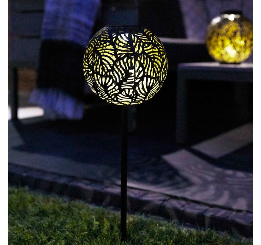 Luxform LED Gartenleuchte Luxform Samba LED Solar Gartenleuchte für Außenbereich 6 Lumen
