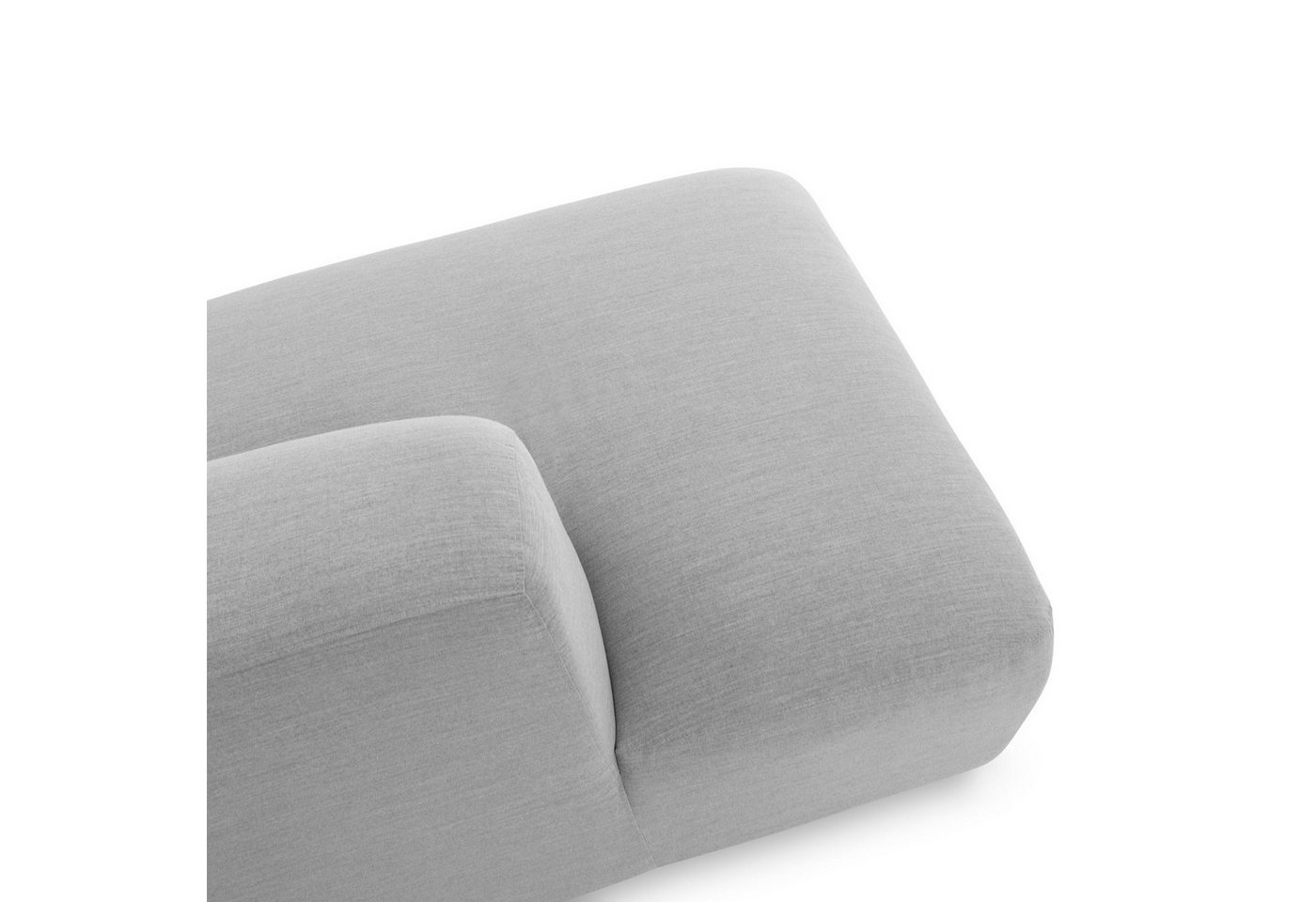 IDIMEX Gartensofa CALABRIA, Modernes Outdoor Sofa gepolstert mit Rückenlehne wasserabweisend grau Bild 2