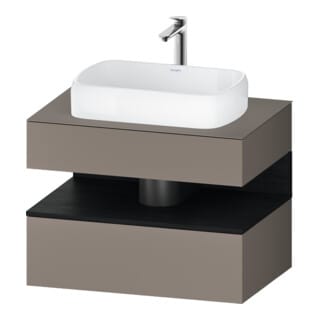 Duravit Waschtischunterschrank Qatego 80x55x60cm, E sw/Bas m, Pl, Nischenb