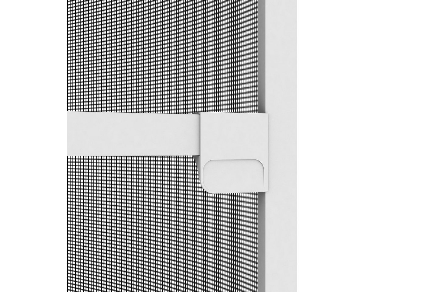 matrasa Insektenschutz-Tür Teleskop Bausatz Premium - ohne Sägen - Fliegengitter für Tür, (Alurahmen in Anthrazit, 100 x 210 cm), inkl. automatischem Türschließer Bild 4