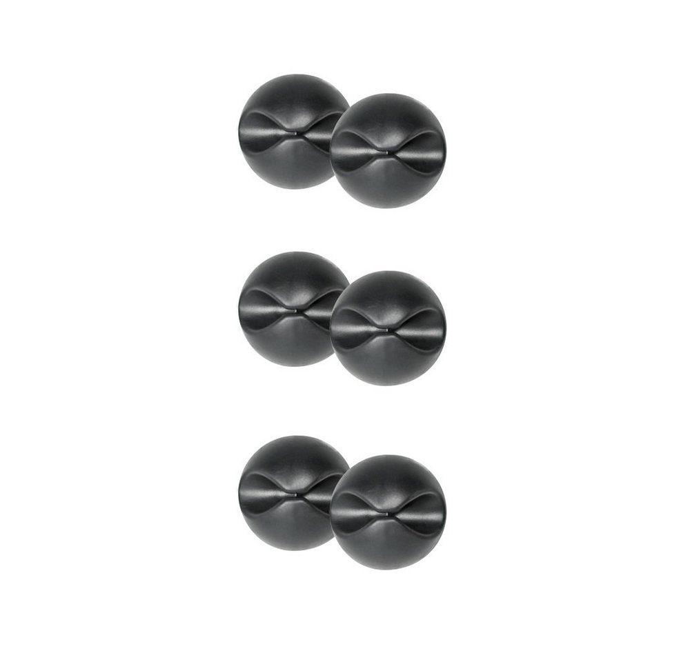 ARLI Kabelbinder Kabelhalter selbstklebend Kabelmanager Clip Organizer für Schreibtisch (6-St) Bild 2