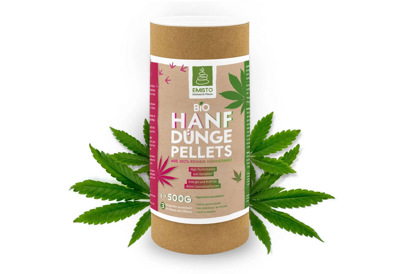 EMISTO Spezialdünger EMISTO BIO Cannabis Dünger • Organische Hanf Dünger Pellets • 500 Gr. Bild 5