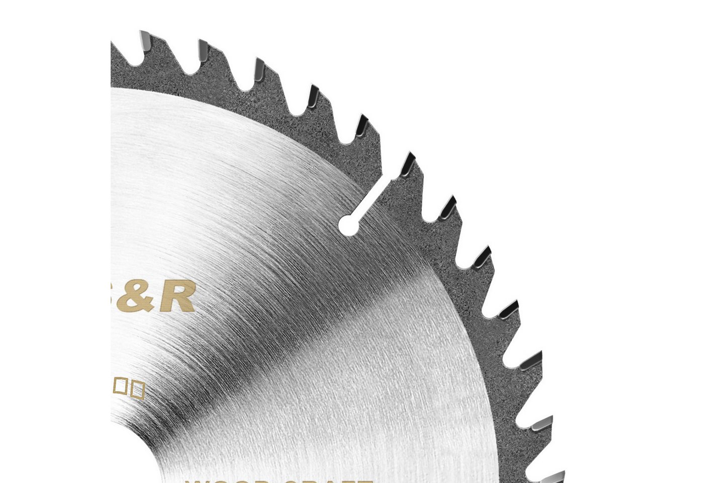 S&R Kreissägeblatt 160mm x 20mm x 2,2mm 40T, Reduzierring 16mm (Einzelsägeblatt, + Reduzierring 16 mm), "Wood Craft" Sägeblatt Holz in Profiqualität Bild 4