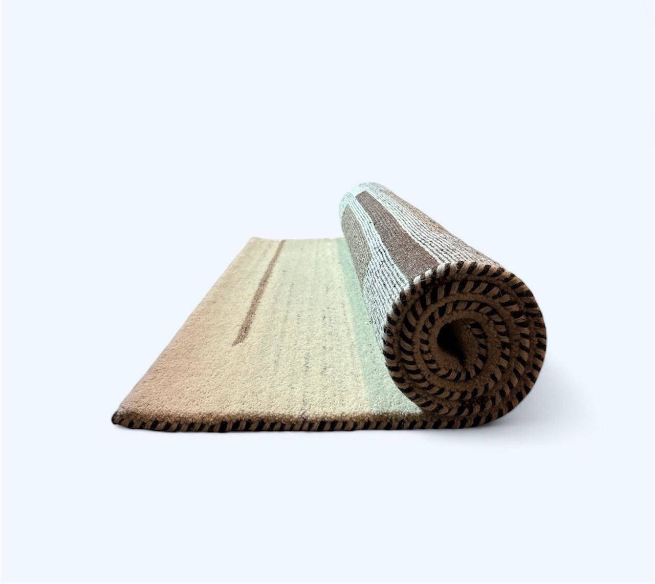 Rug Studios Teppich GABBEH ROYAL HANDGEKNÜPFT, Rechteckig, Höhe: 23 mm, Wohnzimmer, 90 x 160 cm, Beige