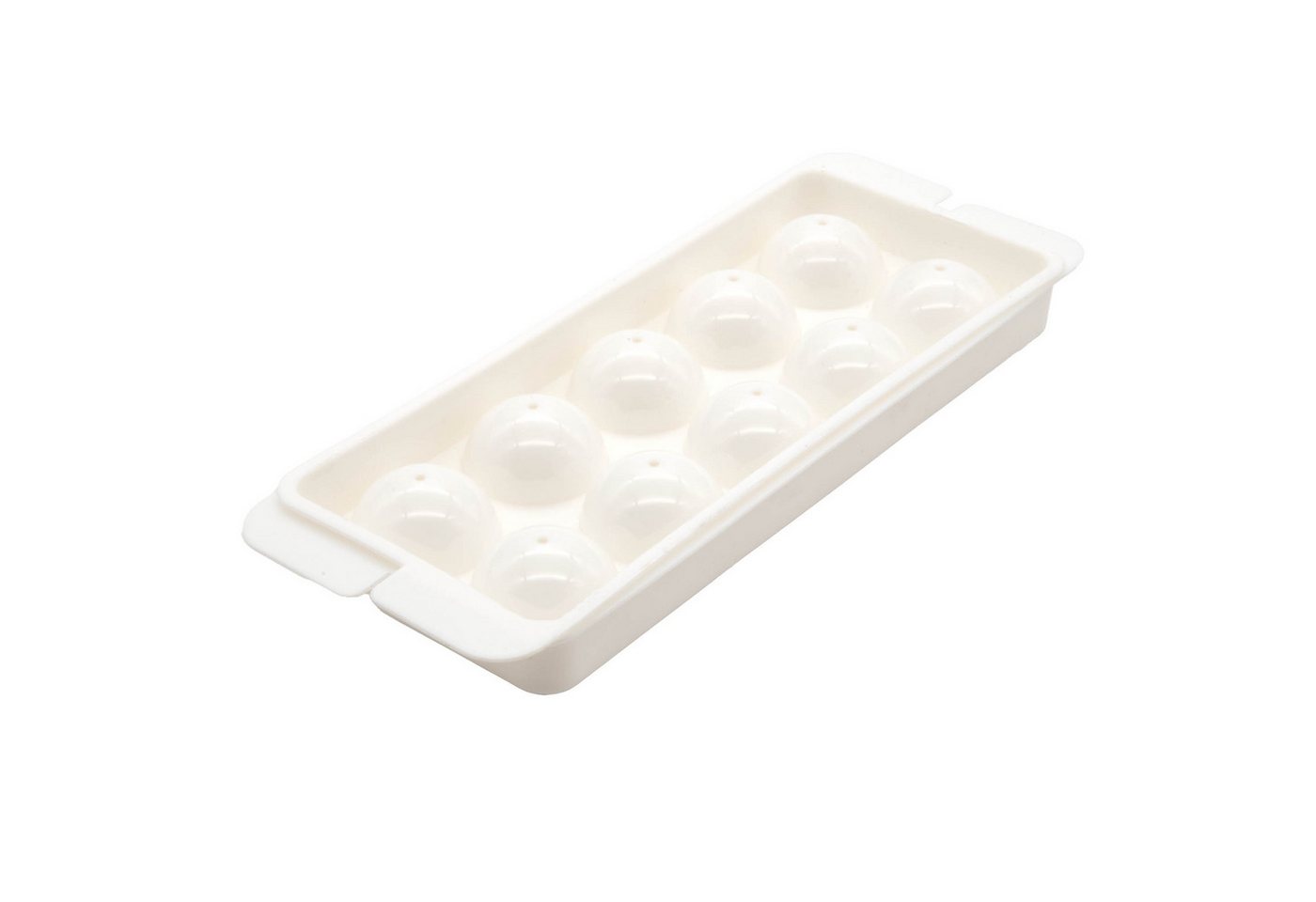 Top Ten Eiswürfelform Eiswürfelform Eiswürfelbereiter Eiswürfelbehälter, (4-tlg), Eiskugeln, Kugelform, 10 Kugeln
