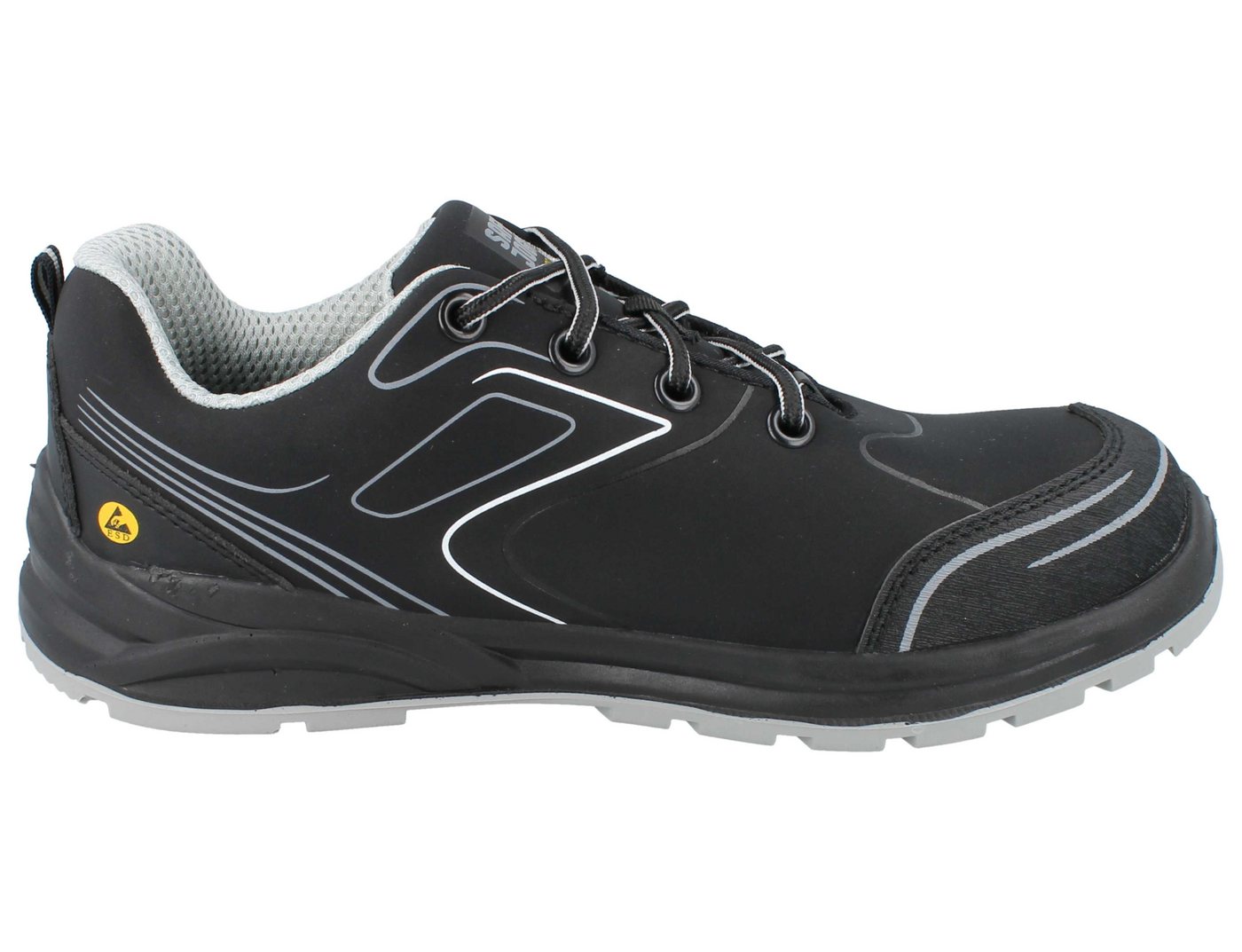 Safety Jogger SAFETY JOGGER Cador Herren Sicherheitssneaker S3 schwarz - Größe: 46 Sicherheitsschuh Wechselfußbett Bild 4
