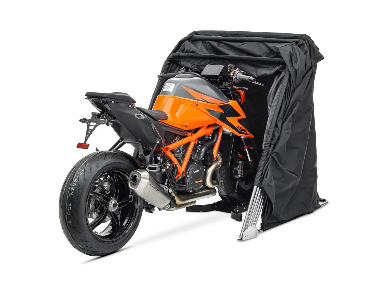 Motoguard Pavillon Motorrad Zeltgarage Universal Faltgarage Motorradgarage Motoguard XL Bild 4